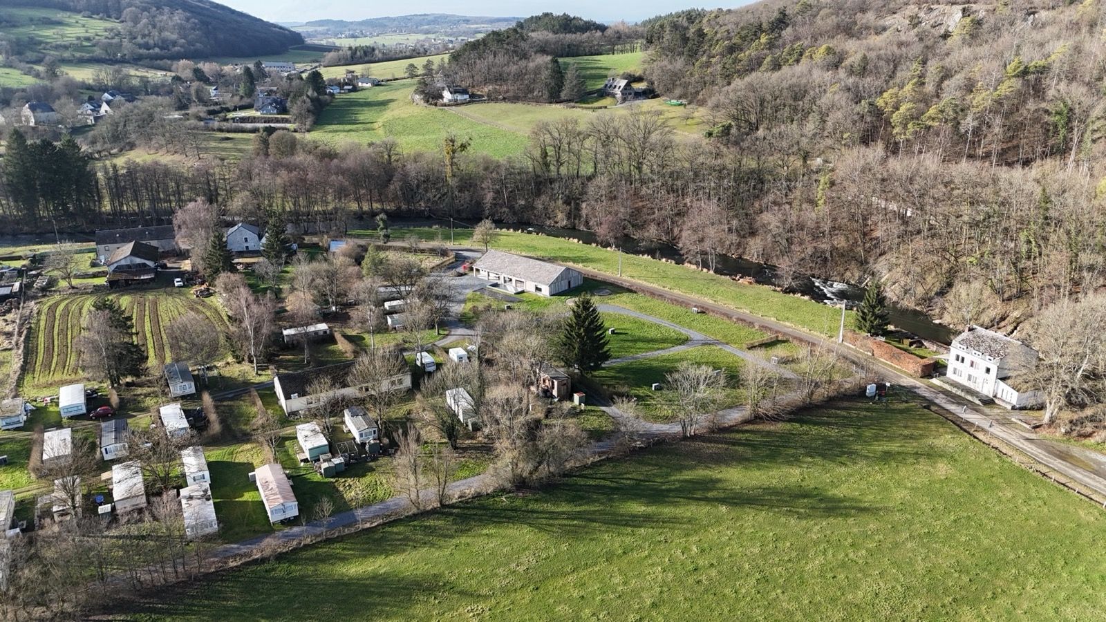 Vue du camping et ses installations