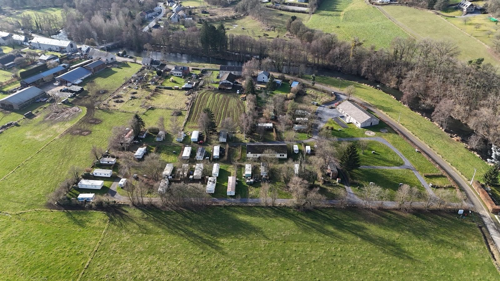 Espace vert du camping