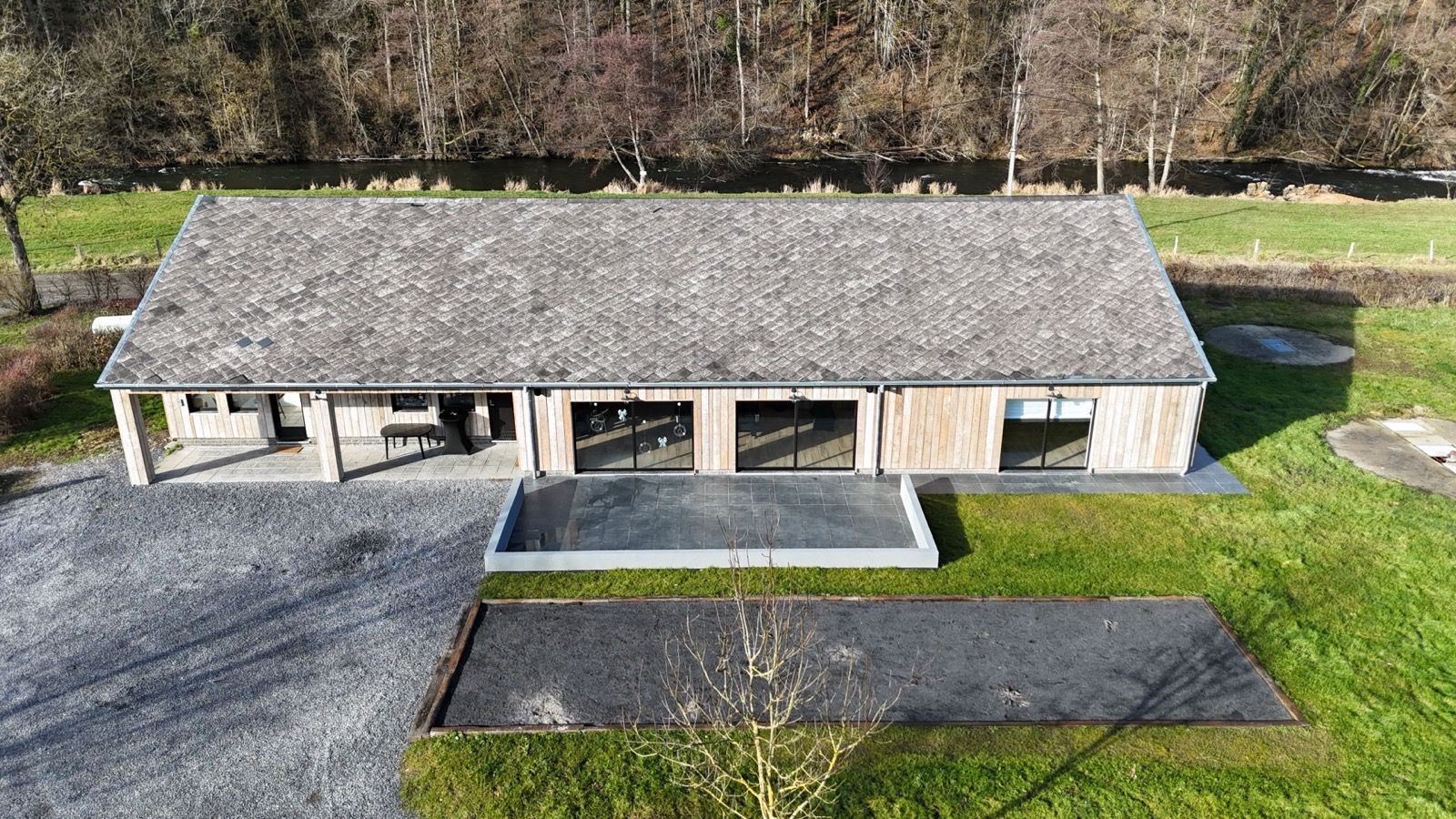 Emplacements du Camping aux Cailloux dans les Ardennes belges